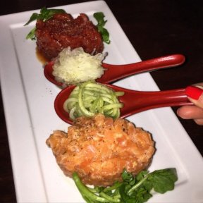 Gluten-free tartare from Trinity Place Bar & Restaurant